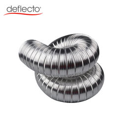 0.08-0.2 Mm Thickness Semi Rigid Aluminium Ducting , Fire Resistant HVAC Air Ducts