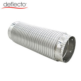 Semi Rigid Flexible Aluminum Duct / Aluminum AC Duct With Galvanized Steel Collar