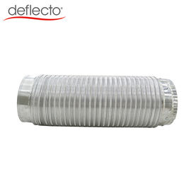 Semi Rigid Flexible Aluminum Duct / Aluminum AC Duct With Galvanized Steel Collar