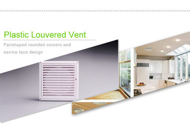 Ventilation Plastic Cover Air Vent Louver Cover With Mesh