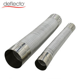 HVAC Water Heater Vent Pipe Extension Fitting With Stainless Steel Connector