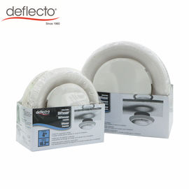 Deflecto 6'' 150MM Adjustable Ceiling Diffuser White Plastic Air Valve Retail Package