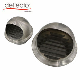 Stainless Steel Air Vent Outlet Wiredrawing Vent Cap 160mm Diameter ISO Approved