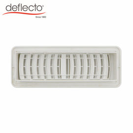 HVAC Parts Plastic Air Vents PP Wall Mounted Floor Register White Air Outlet 3'' X 10''