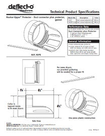 Plastic Dryer Vent Duct Cleaning Kit / Plus Protector Dryer Duct Connector With No Clamps