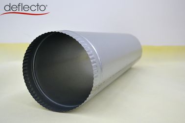 Galvanized Steel Rigid Air Duct Exhaust Hose 6 Inch Air Cooling / Air Heating