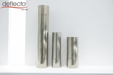 80mm Diameter Rigid Air Duct / Stainless Steel Round Duct For Water Heater
