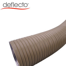 Heating Ventilation Semi Rigid Aluminum Duct 100MM 8 Edges Extention Air Duct