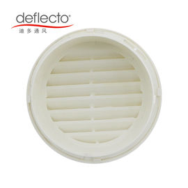 UL ISO Plastic Air Vents Outdoor Round ABS Louver Vent Cap Weather Resitant