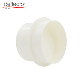 Lightweight Ducting Check Valve Round Pipe Connector With Damper 4 Inches
