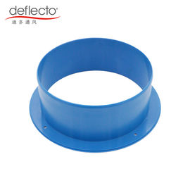 Blue Plastic ABS Duct Connector Flange 6'' High Durability Bulk Packaging