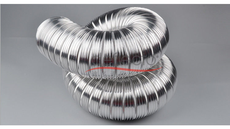 HVAC Parts Semi Rigid Aluminum Duct 100MM Diameter 8 Flexible Aluminum Duct