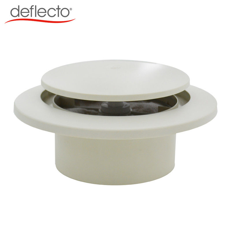 Adjustable Plastic Air Vents Round Type PP Material Ceiling Air Deflector