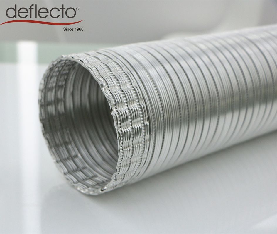 Easy Install Semi Rigid Aluminum Duct Ventilation Flexible Ducting 150MM 6 Inch