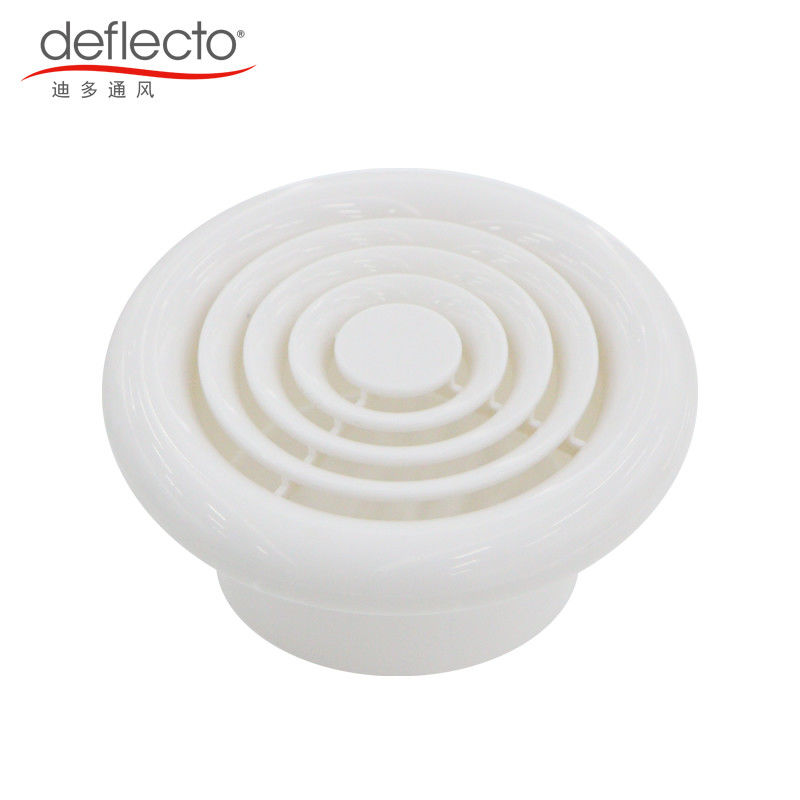 High Security Plastic Exhaust Vent Circular Ceiling Wall Air Outlet 4'' 100mm